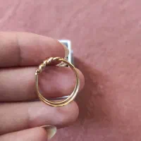 انگشتر و دستبندطلا۱۸عیار