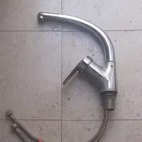 شیر مارک KWC کارکرده با شلنگ ها