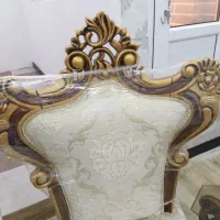 مبل سلطنتی ۹نفره چوب طلایی گردو رنگ ثابت|مبلمان خانگی و میز عسلی|بندر ماهشهر, |دیوار