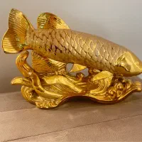 دکوری ماهی سرامیکی طلایی۶۰۰تومن