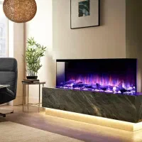 میز تیوی با طرح شومینه ۳۲ رنگ