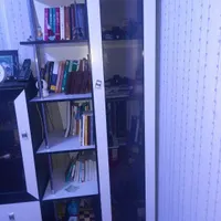 کتابخانه|کتابخانه، شلف، قفسه‌های دیواری|نسیم‌شهر, |دیوار