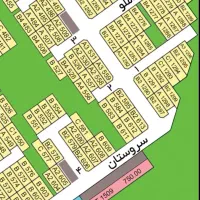 زمین ۲۰۱ متری ویلایی فاز ۲ مهستان محله ۴