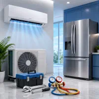 خدمات تهویه کولر و یخچال صنعتی