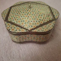 شکلات خوری خاتم کاری +قندون قلم کاری( اصفهان)