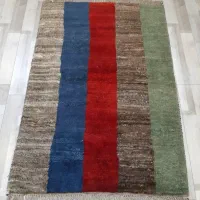 یک و نیم متری گبه طرح بز و درخت دار پشم طبیعی|گلیم، جاجیم، گبه|تهران, حر|دیوار