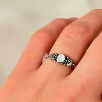 انگشتر نقره مدل53 شیک و خاص