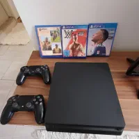 ps4 در حد نو دو دسته فابریک