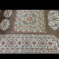 کار دست صدف دوزی و سنگ دوزی شده