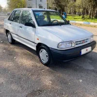 پراید مدل۹۱فول تک برگ سندبیرنگ بیضربه بدون ترک جوش