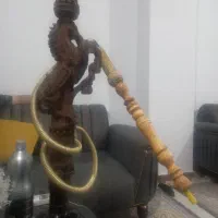 یک عدد قلیان چوبی|صنایع دستی و سایر لوازم تزئینی|رباط‌کریم, انجم آباد|دیوار