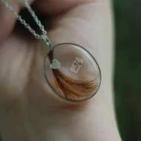 گردنبند رزینی زلف