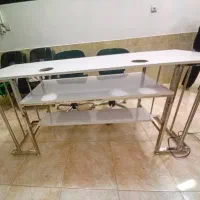 ۲عدد میزکار ناخن یکی به همراه جای فن ویکی بدون برش