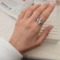 انگشتر بابا مامان استیل رنگ ثابت|بدلیجات|تهران, سلسبیل شمالی|دیوار