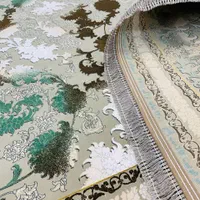 گل برجسته قهوه ای قسطی|فرش|یزد, |دیوار