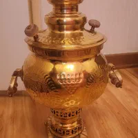 سماور زغالی برنج زیبا