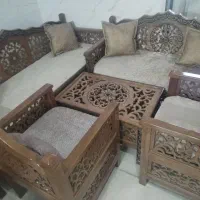 ست مبلمان سنتی|مبلمان خانگی و میز عسلی|شهرضا, |دیوار