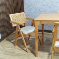 میز وصندلی نهار خوری مدل پایه هشتی کلاسیک|میز و صندلی غذاخوری|برخوار, |دیوار