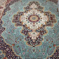 فرش ۱۲ متری فیروزه ی روشن