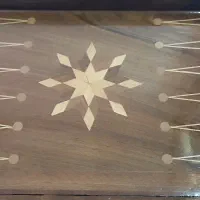 تخته نرد دست ساز گردو با معرق کاری زیبا|کلکسیون و سرگرمی|رشت, حومه رشت|دیوار