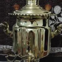 سماور زغالی قدیمی کار کرده