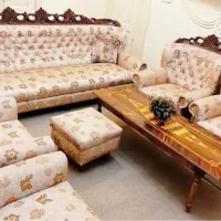 مبلمان ۸ نفره آنتیک|مبلمان خانگی و میز عسلی|اصفهان, باغ دریاچه|دیوار