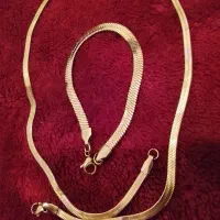 نیم ست گردنبند و دستبند ماری