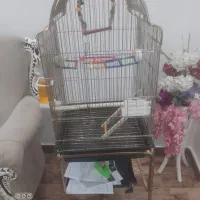 قفس پرنده با لوازم