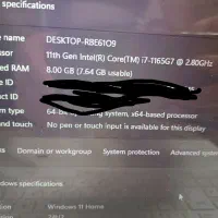 لپ تاپ فول توشیبا ژاپنی dynabook i7 نسل ۱۱|رایانه همراه|مشهد, وکیل‌آباد|دیوار