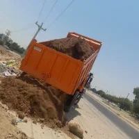 حمل مصالح ساختمانی شن ماسه .