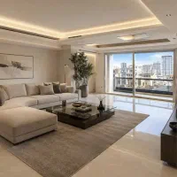 ۱۳۰ متر ۳ خواب سعادت اباد بلوار ۲۴ متری ۲ پارکینگ