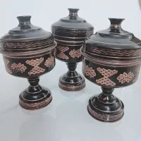 ۳ عدد قندان مسی