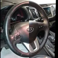 چرم دوزی فرمان دورفرمان چرم کوبی غربیلک چرم فرمان