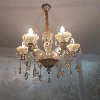 لوستر وارداتی ۶ شاخه|لوستر و چراغ آویز|تهران, اختیاریه|دیوار