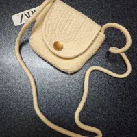 کیف قیطوتی نیم دایره، دخترانه / زنانه، رنگ کرمی|کیف، کفش، کمربند|برخوار, |دیوار