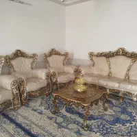 مبل سلطنتی 9نفره|مبلمان خانگی و میز عسلی|ایلام, |دیوار