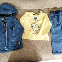 سه تیکه جین ترک بچگانه وشلواروبلیزجین