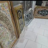 تابلو فرش .قلم کاری. کریستال و ساعت دیواری|تابلو فرش|کرج, شهرک فهمیده|دیوار