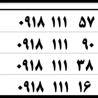 سیم کارتهای 0918111 خرید و فروش|سیم‌کارت|همدان, |دیوار