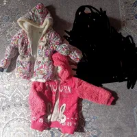 کاپشن دخترانه و ست هودی و شلوار جنس مخمل|لباس|زاهدان, |دیوار