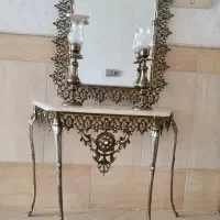آینه شمعدان برنز