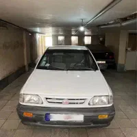 پراید ۸۳ سفید انژکتوری کم‌کار واقعی