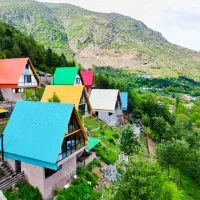 رزرو کلبه سوئیسی چوبی جکوزی ویو جنگلی رامسر