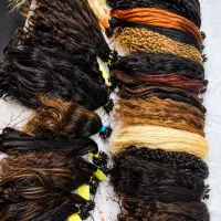 موی طبیعی ارزان از پخش کننده اصلی بخر و اکستنشن مو