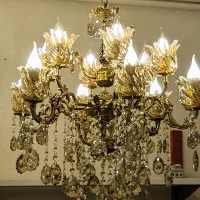 تولید.  لوستر 12 شعله 3 طبقه پرکار اصلی. قیمت پخش