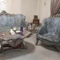 مبل نه نفره سلطنتی همراه با میر ناهار خوری 8 نفره،|مبلمان خانگی و میز عسلی|اهواز, نیوساید|دیوار