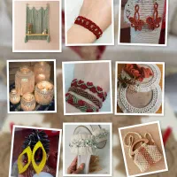 دست سازه های مکرومه