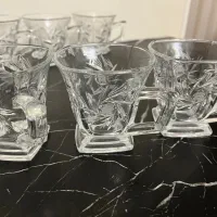 شش عدد فنجان کریستال