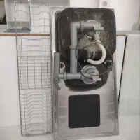 سینگ با اب کش و وسایل خروجی