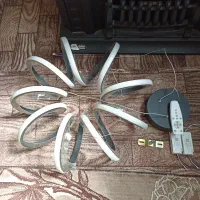 لوستر نواری ریموت دار 2عدد باهم نو هستن